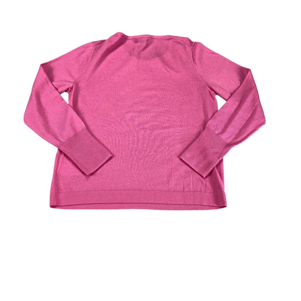 J.Crew‎ Womens Merino Wool Crewneck Sweater Pink  Medium NWT MSRP$89